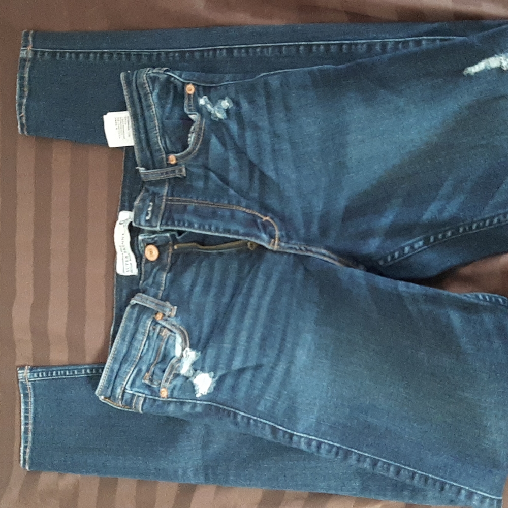 Abercrombie high rise skinny jeans
